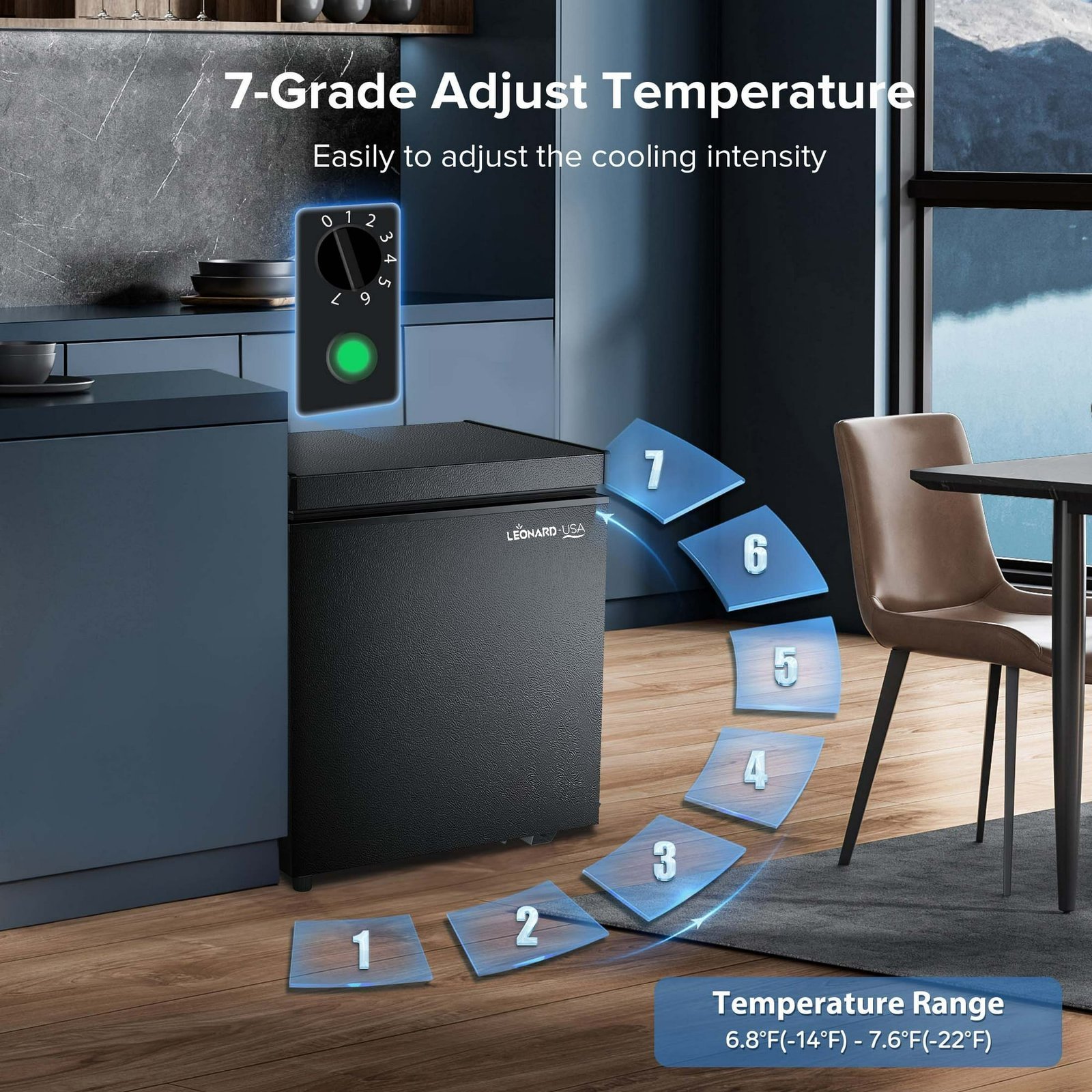 LEONARD USA 100 Litres Deep Freezer/ ChestFreezer, Based on American Technology - Image 5